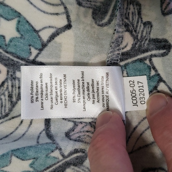 LuLaRoe Irma Shirt Women's XL Oversized Loose Fitting Long-Line 4th of July - Picture 12 of 12